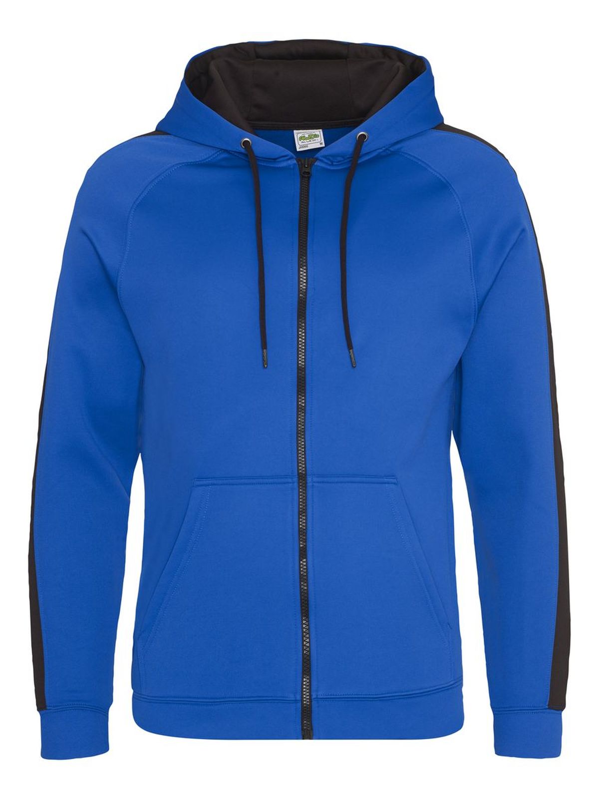royal blue-jet black